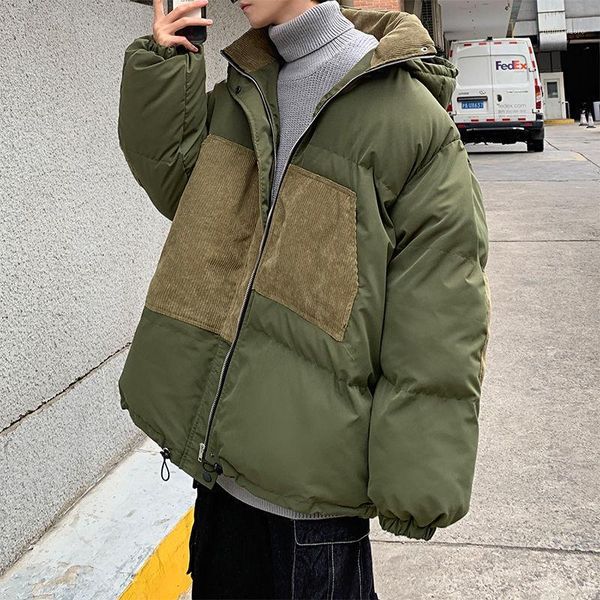 winter jacket men's warm fashion retro cotton hooded coat men streetwear loose korean padded short coat mens clothes m-xl1, Black
winter jacket men's warm fashion retro cotton hooded coat men streetwear loose korean padded short coat mens clothes m-xl1, Black