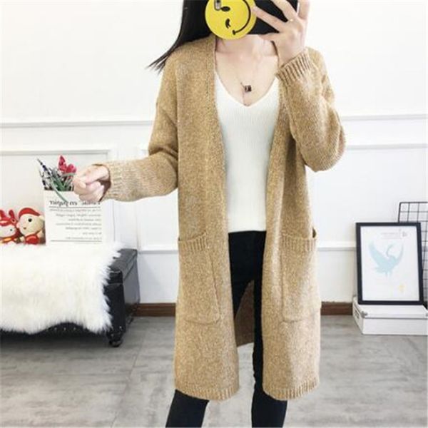 la0sz early autumn 2020 new korean jacket long women back jacket cardigan and loose versatile mid sweater sweater for hollow 5rxgm, White;black
la0sz early autumn 2020 new korean jacket long women back jacket cardigan and loose versatile mid sweater sweater for hollow 5rxgm, White;black