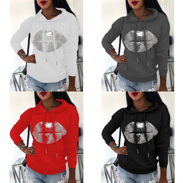 pi8io 2020 wearsweater wear hooded winter women's clothing and winter women's print sale new lip loose autumn sweater efcfi, Black
pi8io 2020 wearsweater wear hooded winter women's clothing and winter women's print sale new lip loose autumn sweater efcfi, Black