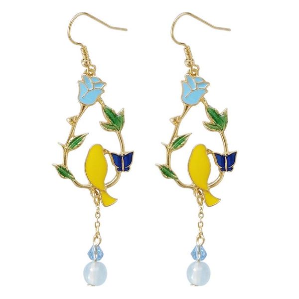dangle & chandelier lovely drops of wreath leaves, birds, earrings, temperament, and crystal girls, Silver
dangle & chandelier lovely drops of wreath leaves, birds, earrings, temperament, and crystal girls, Silver