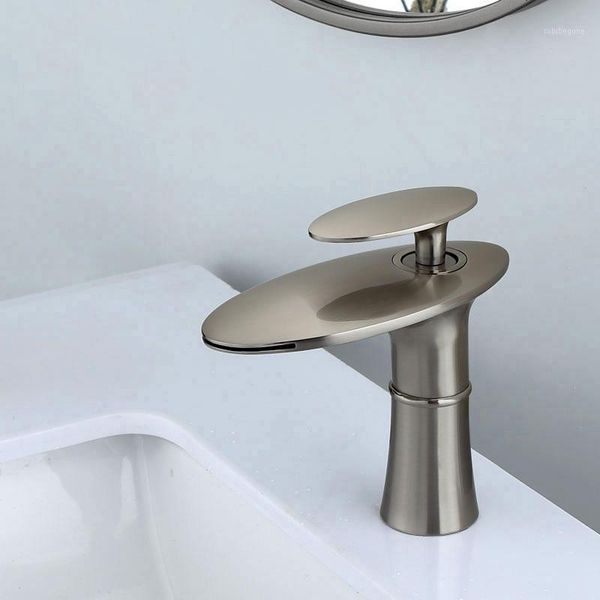 bathroom sink faucets basin waterfall taps nickel faucet single handle hole mixer grifo lavabo wash and cold faucets1
bathroom sink faucets basin waterfall taps nickel faucet single handle hole mixer grifo lavabo wash and cold faucets1