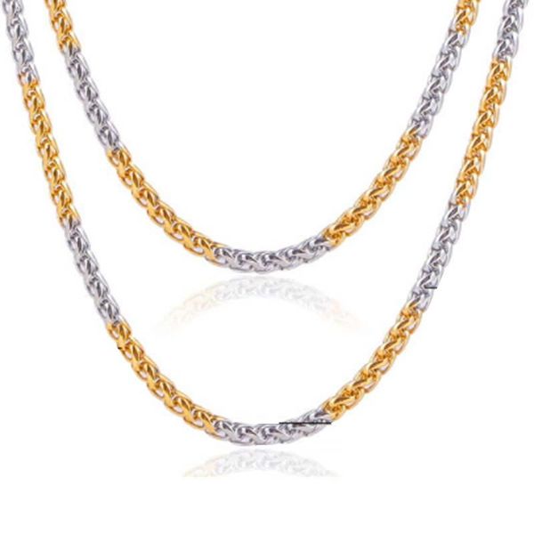 link chain necklace gold-color male jewelry 55 cm long fashion cloth accessories, Silver
link chain necklace gold-color male jewelry 55 cm long fashion cloth accessories, Silver