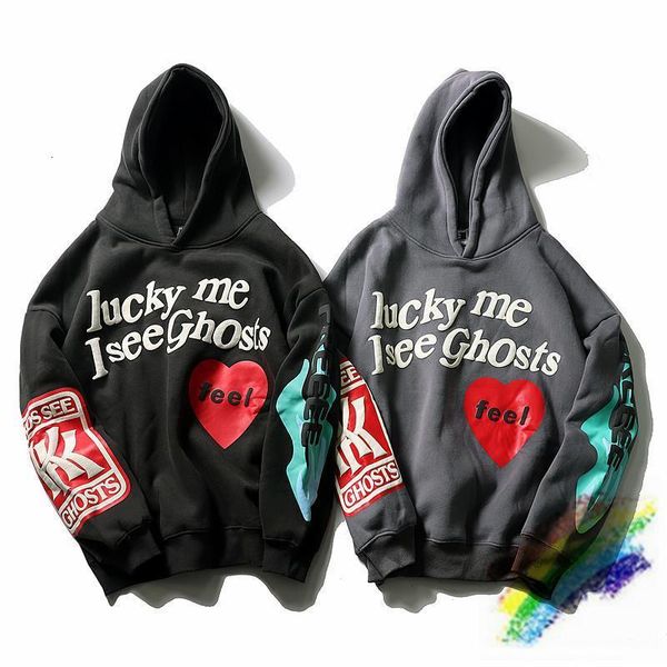 kids see ghost foaming printing kanye west hoodie men women lucky me see ghos pullover kanye red heart feel sweatshirts, Black
kids see ghost foaming printing kanye west hoodie men women lucky me see ghos pullover kanye red heart feel sweatshirts, Black