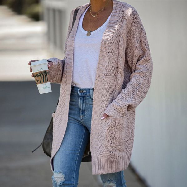 fitshinling pockets twist women's cardigans knitted winter coat vintage holiday boho slim long cardigan female knitwear new, Tan;black
fitshinling pockets twist women's cardigans knitted winter coat vintage holiday boho slim long cardigan female knitwear new, Tan;black