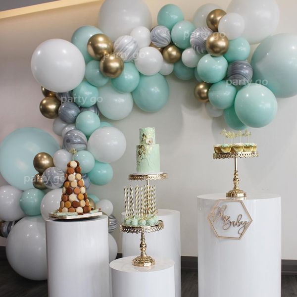 104pcs marble agate balloons garland kit macaron tiffany blue white balloon arch for birthday wedding baby shower party decor 1027 
104pcs marble agate balloons garland kit macaron tiffany blue white balloon arch for birthday wedding baby shower party decor 1027