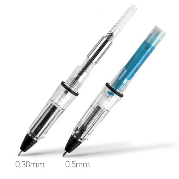 2pc/lot 0.38/0.5mm transparent gel pen multifunction fountain pen-type can absorb ink and ink sac pens for office school writing
2pc/lot 0.38/0.5mm transparent gel pen multifunction fountain pen-type can absorb ink and ink sac pens for office school writing