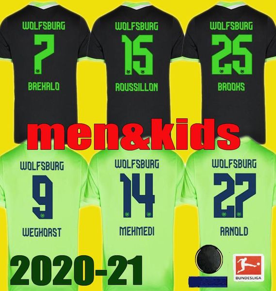 2020 2021 men vfl wolfsburg soccer jersey kids kit weghorst arnold 20 21 malli brekalo mehmedi away away guilavogui xaver set football shirt, Black;yellow
2020 2021 men vfl wolfsburg soccer jersey kids kit weghorst arnold 20 21 malli brekalo mehmedi away away guilavogui xaver set football shirt, Black;yellow