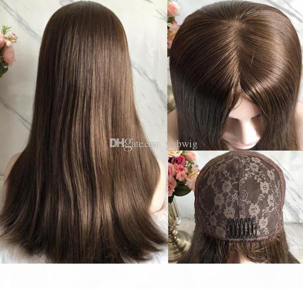 kosher wigs 10a grade light brown color #6 finest chinese virgin human hair silky straight 4x4 silk base jewish wig fast ing, Black;brown
kosher wigs 10a grade light brown color #6 finest chinese virgin human hair silky straight 4x4 silk base jewish wig fast ing, Black;brown