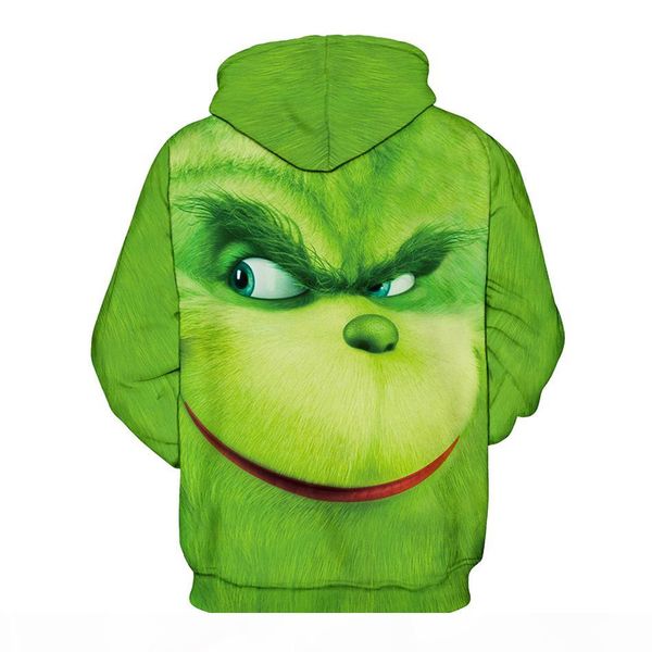 man's women 3d green monster grinch mascot hoodie 3d fashion pullover hoodies hooded sweatshirts novelty hoodie, Black
man's women 3d green monster grinch mascot hoodie 3d fashion pullover hoodies hooded sweatshirts novelty hoodie, Black