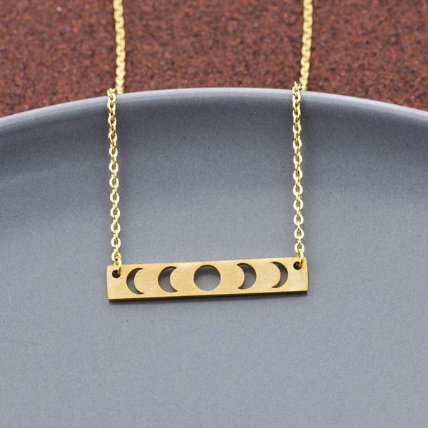 sun moon phase r eclipse necklaces for women vintage jewelry stainless steel chain choker statement necklace collier bijoux, Silver
sun moon phase r eclipse necklaces for women vintage jewelry stainless steel chain choker statement necklace collier bijoux, Silver