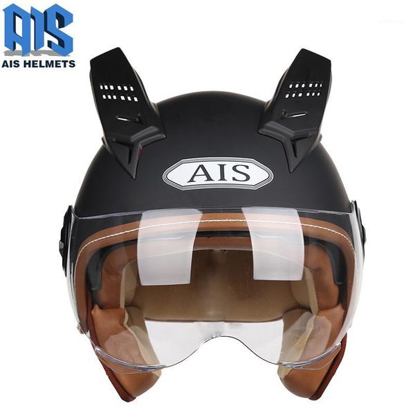 ace helmet male and female electric motorcycle safety helmet general four seasons winter vintage semi - complete motorcycle1
ace helmet male and female electric motorcycle safety helmet general four seasons winter vintage semi - complete motorcycle1