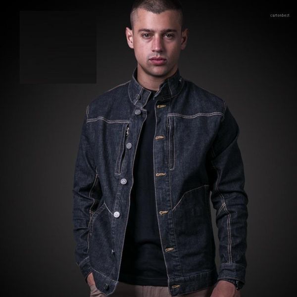 men's jackets arrival fashion autumn thin section tactical denim jacket multi-pocket with single-breasted skinfriendly1, Black;brown
men's jackets arrival fashion autumn thin section tactical denim jacket multi-pocket with single-breasted skinfriendly1, Black;brown