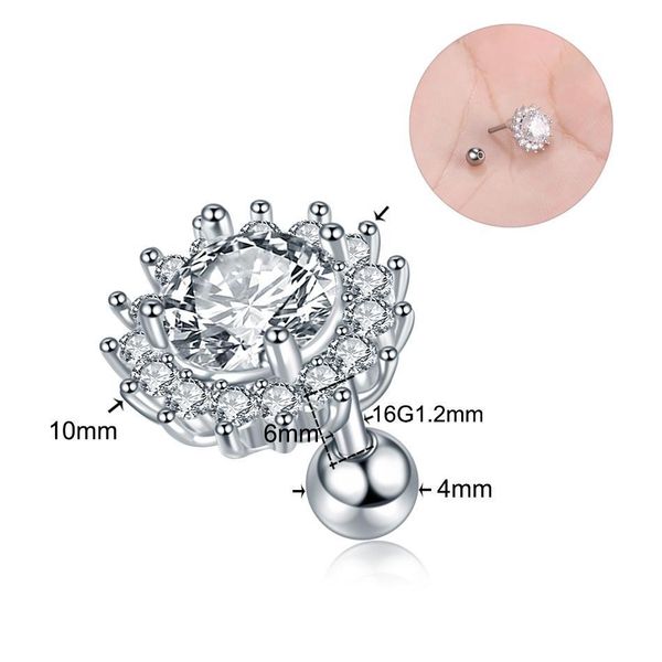 1pc prong setting cz gem ear helix tragus cartilage stud earrings internally thread labret monroe lip stud piercing jewelry q jllzxf, Silver
1pc prong setting cz gem ear helix tragus cartilage stud earrings internally thread labret monroe lip stud piercing jewelry q jllzxf, Silver