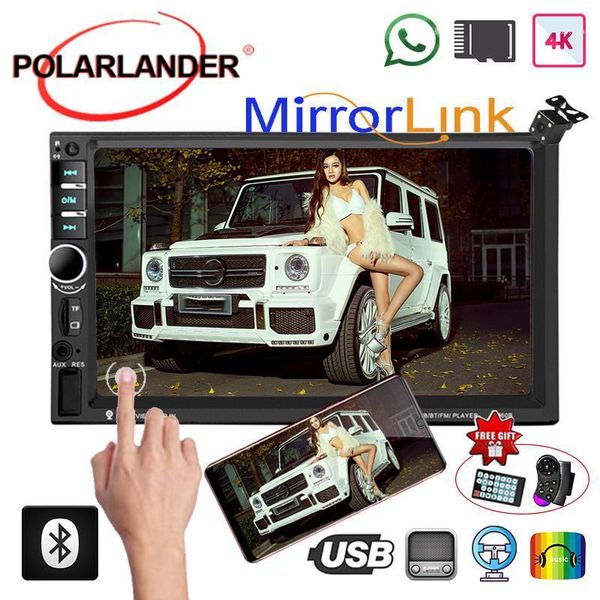 7 inches touch screen car radio audio stereo digital display mirror link rear camera multimedia hd player mp5 bluetooth 2 din1
7 inches touch screen car radio audio stereo digital display mirror link rear camera multimedia hd player mp5 bluetooth 2 din1