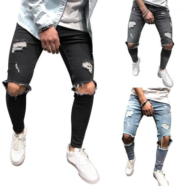 fashion brand plus size jeans men ripped hole hip hop slim fit denim pants fashion streetwear skinny mens black jeans1, Blue
fashion brand plus size jeans men ripped hole hip hop slim fit denim pants fashion streetwear skinny mens black jeans1, Blue