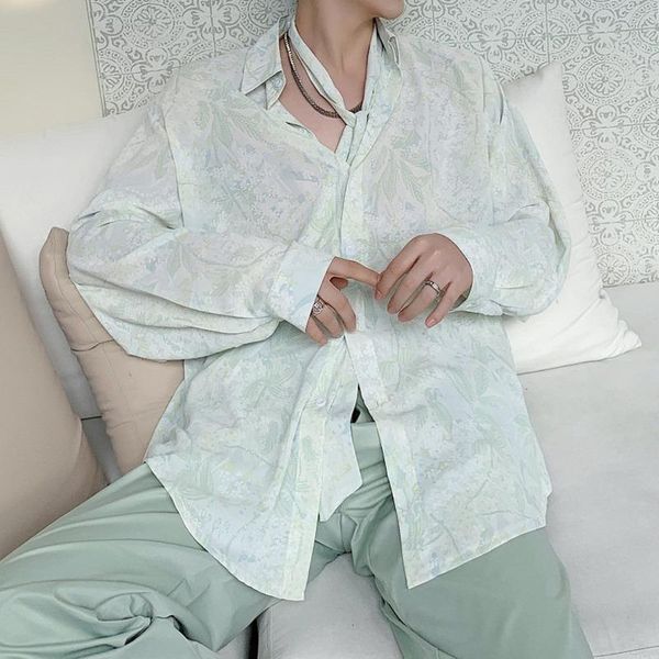 korea style streetwear vintage flower print fashion show dress shirt men thin translucent casual long sleeve shirts bow tie male, White;black
korea style streetwear vintage flower print fashion show dress shirt men thin translucent casual long sleeve shirts bow tie male, White;black