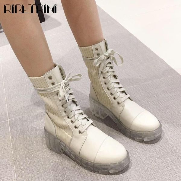 ribetrini brand ladies fashion patchwork lace up shoes round toe platform mid calf women boots causal designer boots, Black
ribetrini brand ladies fashion patchwork lace up shoes round toe platform mid calf women boots causal designer boots, Black