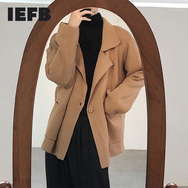 iefb autumn winter fashion kintted double breasted sweater style suit coat for men blend wool causal oversized clothes 9y47851, White;black
iefb autumn winter fashion kintted double breasted sweater style suit coat for men blend wool causal oversized clothes 9y47851, White;black