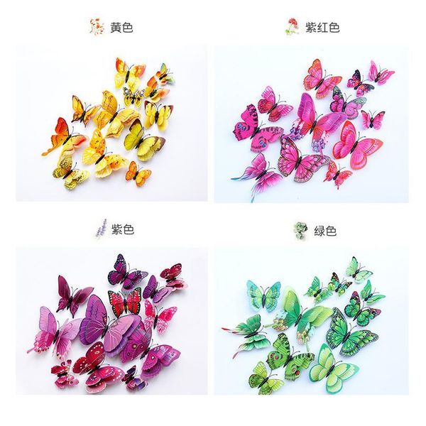 butterflies wall stickers home decor multicolor double layer 3d butterfly sticker 12pcs/lot for decoration on the liv bbybha
butterflies wall stickers home decor multicolor double layer 3d butterfly sticker 12pcs/lot for decoration on the liv bbybha