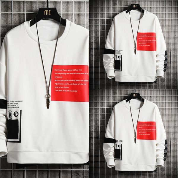 длинный рукав мужской свитер мода весна белый t- рубашка свитер shirtloose дном рубашки учащейся молодежи футболки jziyl, Black
длинный рукав мужской свитер мода весна белый t- рубашка свитер shirtloose дном рубашки учащейся молодежи футболки jziyl, Black