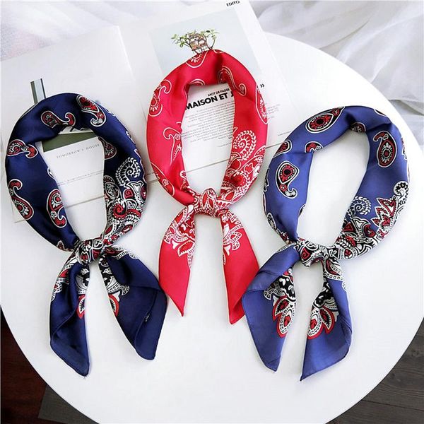 scarves cashew flower print silk satin head square scarf paisley headband hair tie band small wraps, Blue;gray
scarves cashew flower print silk satin head square scarf paisley headband hair tie band small wraps, Blue;gray