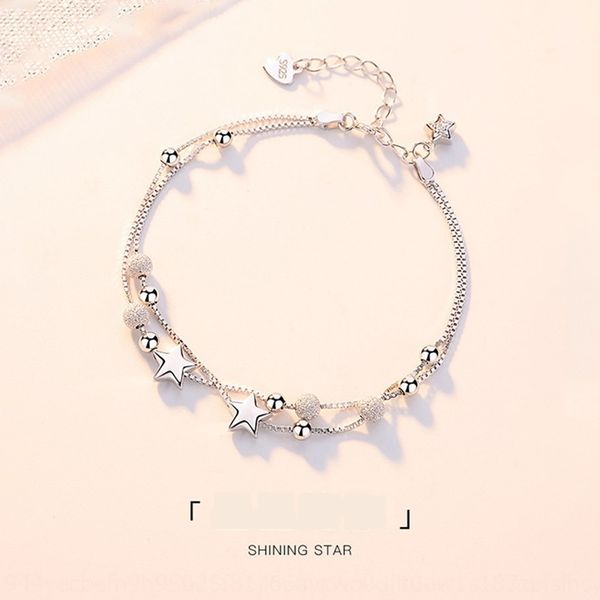 star sterling silver women ins minority design sense hand ornament pentastar sen student bracelet ethnic bracelet gift jewelry famux, Golden;silver
star sterling silver women ins minority design sense hand ornament pentastar sen student bracelet ethnic bracelet gift jewelry famux, Golden;silver