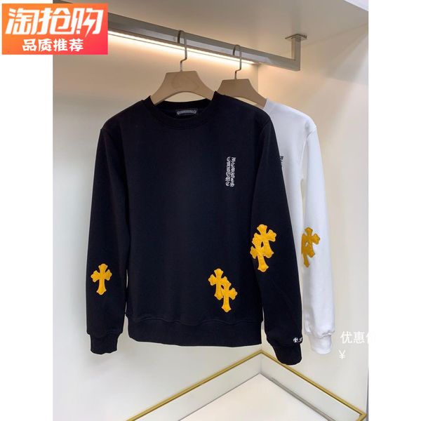 hong kong croxinchao ch new sheepskin cross men's and women's round neck pullover long sleeve sweater, Black
hong kong croxinchao ch new sheepskin cross men's and women's round neck pullover long sleeve sweater, Black