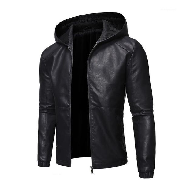 men's fur & faux mens leather jacket 2021 men's trim hooded motorcycle chaqueta moto hombre1, Black
men's fur & faux mens leather jacket 2021 men's trim hooded motorcycle chaqueta moto hombre1, Black