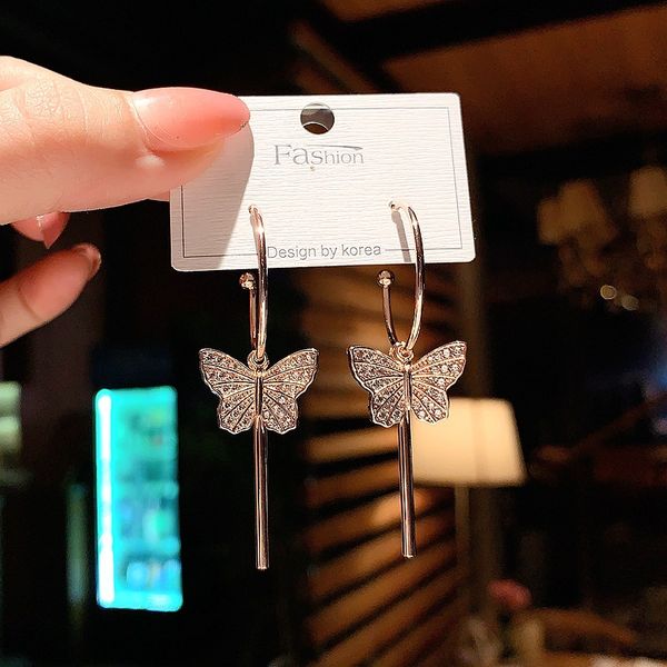 korean personality elegance and simplicity 2020 new trendy tassel long earrings 925 silver needle butterfly wings earrings for women, Golden
korean personality elegance and simplicity 2020 new trendy tassel long earrings 925 silver needle butterfly wings earrings for women, Golden
