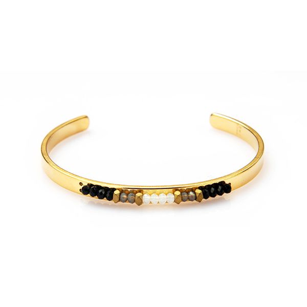 women steel bracelets of fashion jewelry with stones inlay european and american retro open cuff bracelet for women party gift, White
women steel bracelets of fashion jewelry with stones inlay european and american retro open cuff bracelet for women party gift, White