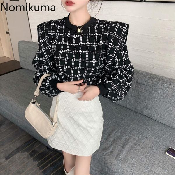 nomikuma plaid shirts loose ruffle patchwork long sleeve blouse women korean chic new vintage stylish blusas mujer 3e050, White
nomikuma plaid shirts loose ruffle patchwork long sleeve blouse women korean chic new vintage stylish blusas mujer 3e050, White