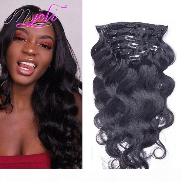 9a grade 100% virgin body wave clip in human hair extensions wavy 10-28inch indian virgin clip in hair extensions 140g human hair full head, Black;brown
9a grade 100% virgin body wave clip in human hair extensions wavy 10-28inch indian virgin clip in hair extensions 140g human hair full head, Black;brown