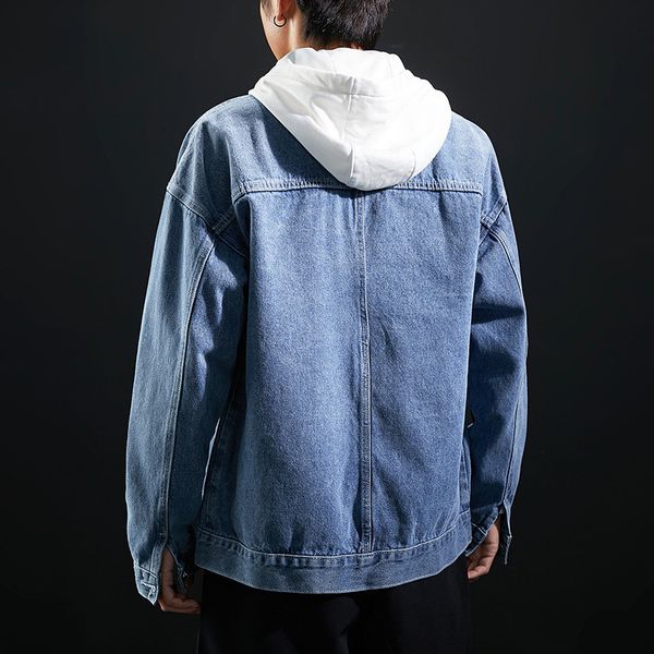 spring and autumn fashion brand pure color youth trend handsome denim men's jacket, Black;brown
spring and autumn fashion brand pure color youth trend handsome denim men's jacket, Black;brown