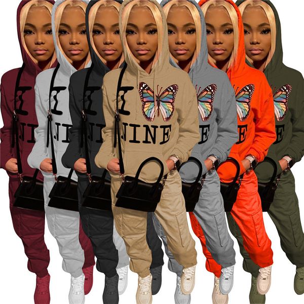 butterfly print sweatshirt sports suit women tracksuit letters long sleeve sweatshirts trousers pants two pieces outfits new d111105, White
butterfly print sweatshirt sports suit women tracksuit letters long sleeve sweatshirts trousers pants two pieces outfits new d111105, White