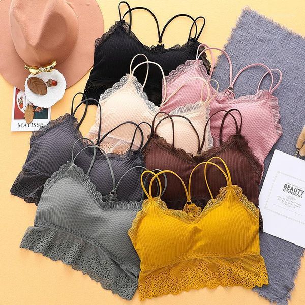 camisoles & tanks women tank crop lace back seamless underwear female lingerie with removable padded camisole femme1, Black;white
camisoles & tanks women tank crop lace back seamless underwear female lingerie with removable padded camisole femme1, Black;white