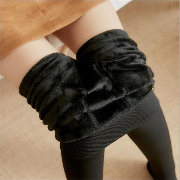 women winter black fleece warm pants thicken thin high waist cotton fleece pencil pants female fall gray red trousers, Black;white
women winter black fleece warm pants thicken thin high waist cotton fleece pencil pants female fall gray red trousers, Black;white