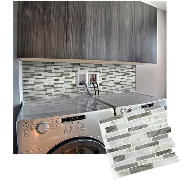 self adhesive mosaic tile marble grey oblong wall decal sticker diy kitchen bathroom home decor vinyl
self adhesive mosaic tile marble grey oblong wall decal sticker diy kitchen bathroom home decor vinyl
