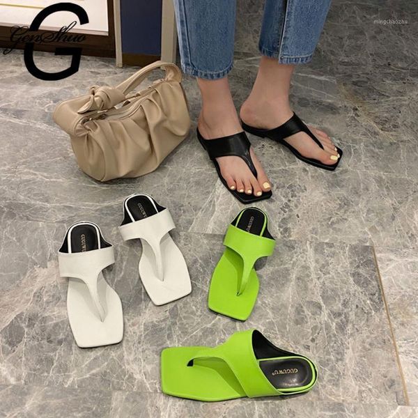 slippers genshuo sandalias de verano para mujer flat heels flip flops slide slipper for women 2021 summer shoes woman square toe1, Black
slippers genshuo sandalias de verano para mujer flat heels flip flops slide slipper for women 2021 summer shoes woman square toe1, Black