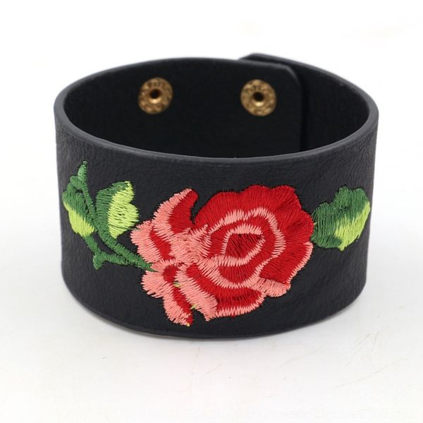 l6fkg jewelry hand embroidery environmental protection pu leather personality bracelet women's wide bracelet fashion fashion k7a1x jewe, Golden;silver
l6fkg jewelry hand embroidery environmental protection pu leather personality bracelet women's wide bracelet fashion fashion k7a1x jewe, Golden;silver