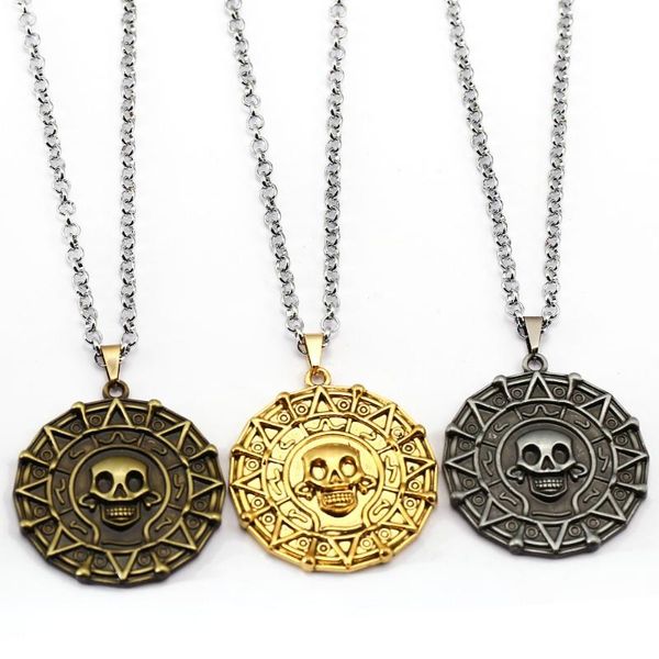 pendant necklaces vintage charm jack sparrow aztec coin necklace wholesale fashion jewelry, Silver
pendant necklaces vintage charm jack sparrow aztec coin necklace wholesale fashion jewelry, Silver