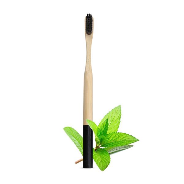 bamboo toothbrush eco-friendly bamboo handles biodegradable nylon bristles for natural dental care
bamboo toothbrush eco-friendly bamboo handles biodegradable nylon bristles for natural dental care