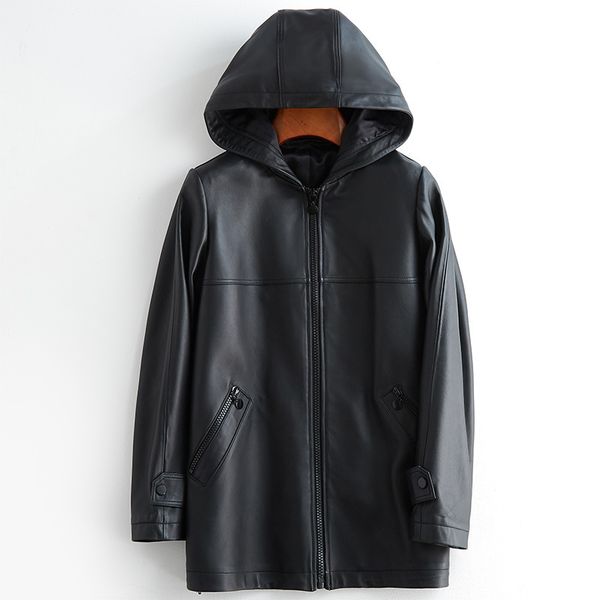 nerazzurri black faux leather jacket women with hood long sleeve zippers pu leather coat for women women's leather jacket 4xl 201028
nerazzurri black faux leather jacket women with hood long sleeve zippers pu leather coat for women women's leather jacket 4xl 201028