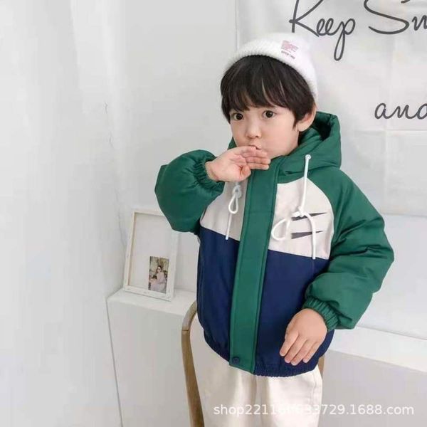 coat winter boys and girls' b3-0013 zipper shirt hooded double hook thickened plush casual cotton cloth 5i7m, Black
coat winter boys and girls' b3-0013 zipper shirt hooded double hook thickened plush casual cotton cloth 5i7m, Black