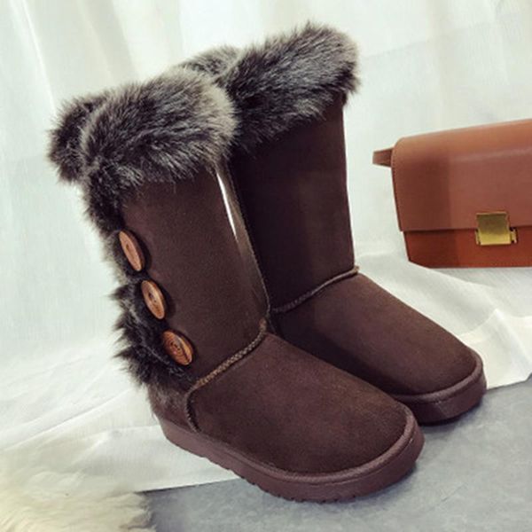 slip-on women shoes button round toe winter snow boots new snow boots women shoes female warm classic zapatos mujer, Black
slip-on women shoes button round toe winter snow boots new snow boots women shoes female warm classic zapatos mujer, Black