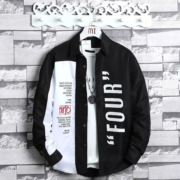 new men's wear in spring and autumn of 2019 youth men's korean shirt long sleeve shirt printing trend for men 6kubk, Blue
new men's wear in spring and autumn of 2019 youth men's korean shirt long sleeve shirt printing trend for men 6kubk, Blue