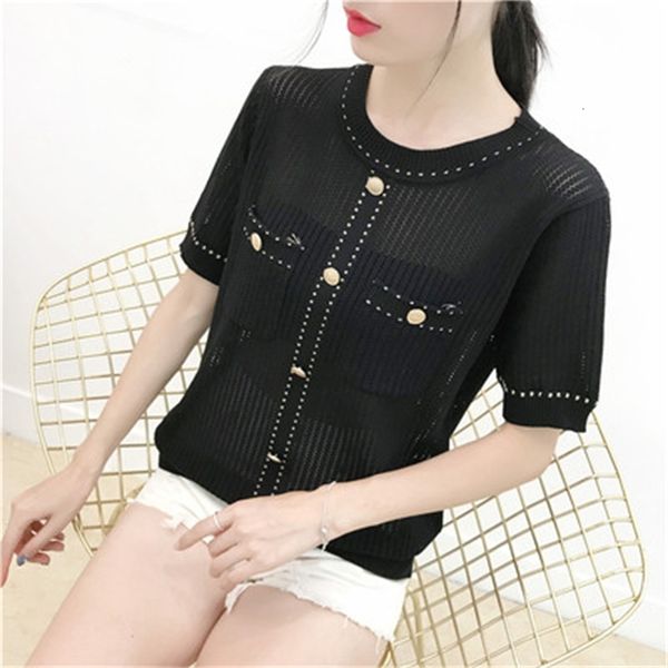 iced silk shirt korean-style t tshirt of summer women women's buttons mujer 0g89, White
iced silk shirt korean-style t tshirt of summer women women's buttons mujer 0g89, White