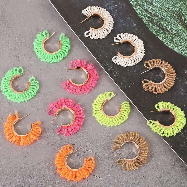2020 trendy boho tassel beaded dangle earrings for women fashion bohemian gold metal geometric c shape drop earring jewelry gift, Silver
2020 trendy boho tassel beaded dangle earrings for women fashion bohemian gold metal geometric c shape drop earring jewelry gift, Silver