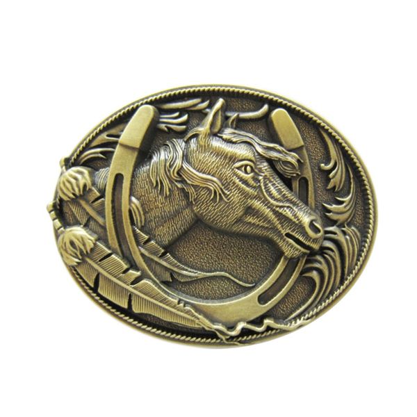 new vintage bronze plated western horse horseshoe oval belt buckle boucle de ceinture, Slivery;black
new vintage bronze plated western horse horseshoe oval belt buckle boucle de ceinture, Slivery;black