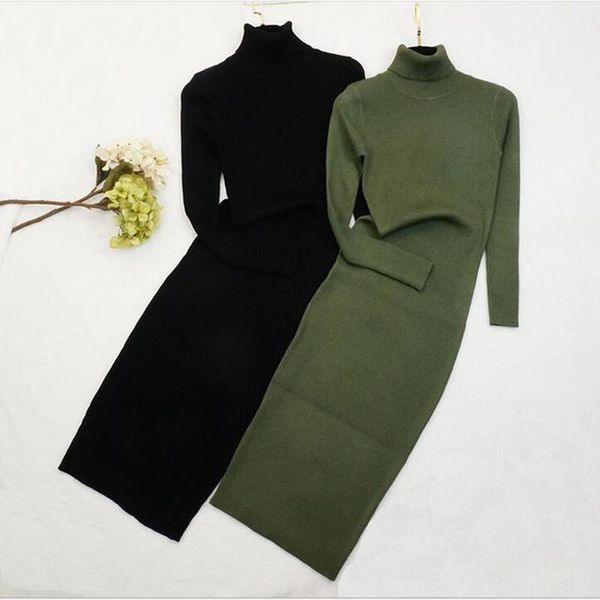casual dresses autumn winter women knitted dress turtleneck sweater lady slim bodycon long sleeve bottoming dress1, Black;gray
casual dresses autumn winter women knitted dress turtleneck sweater lady slim bodycon long sleeve bottoming dress1, Black;gray