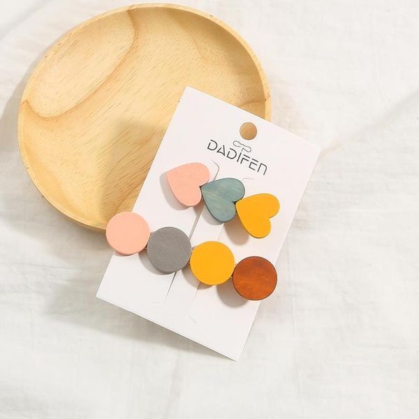 2pcs/lot vintage colorful wood hair clips for women geometric round heart shape hairpin hair accessories qylzqr, Black;brown
2pcs/lot vintage colorful wood hair clips for women geometric round heart shape hairpin hair accessories qylzqr, Black;brown